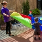 We loved playing with the parachute